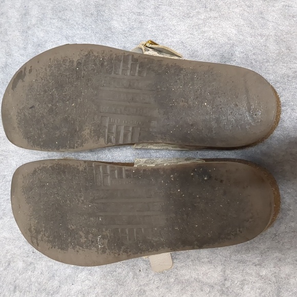 Mephisto Helen leather sandals animal print, size 8 - Picture 6 of 8